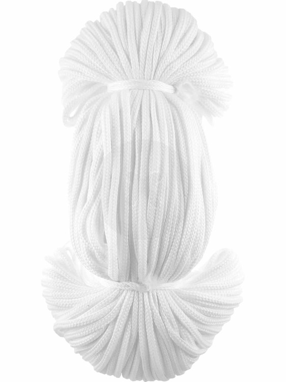 Sznurek poliestrowy 3mm biały 001