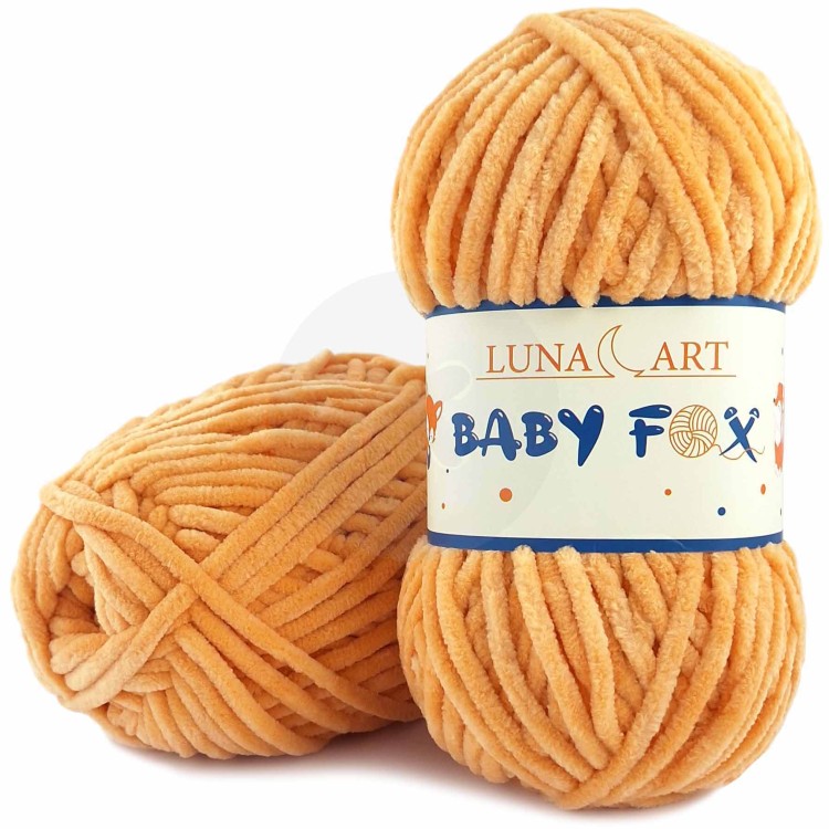 Włóczka Luna Art Baby Fox 100-39 pastelowy pomarańczowy