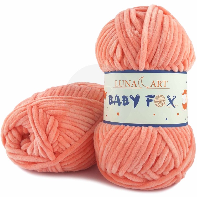 Włóczka Luna Art Baby Fox 100-65 morelowy