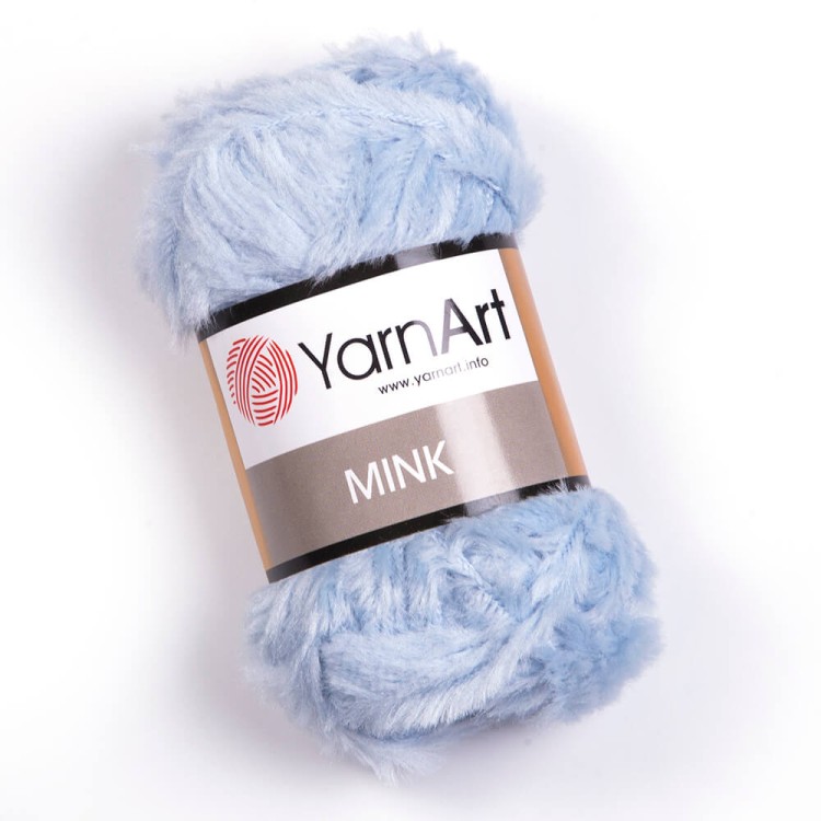 Włóczka YarnArt Mink 351 błękitny