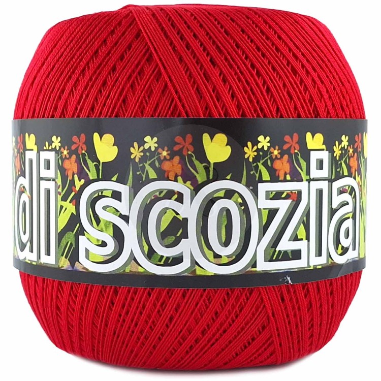 Kordonek Filo di Scozia 5 czerwony 008