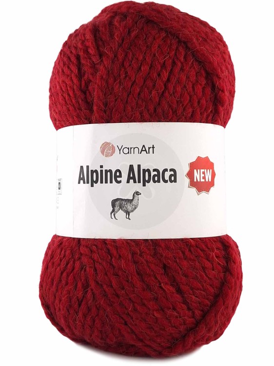 Włóczka YarnArt Alpine Alpaca New 1434 ciemny czerwony