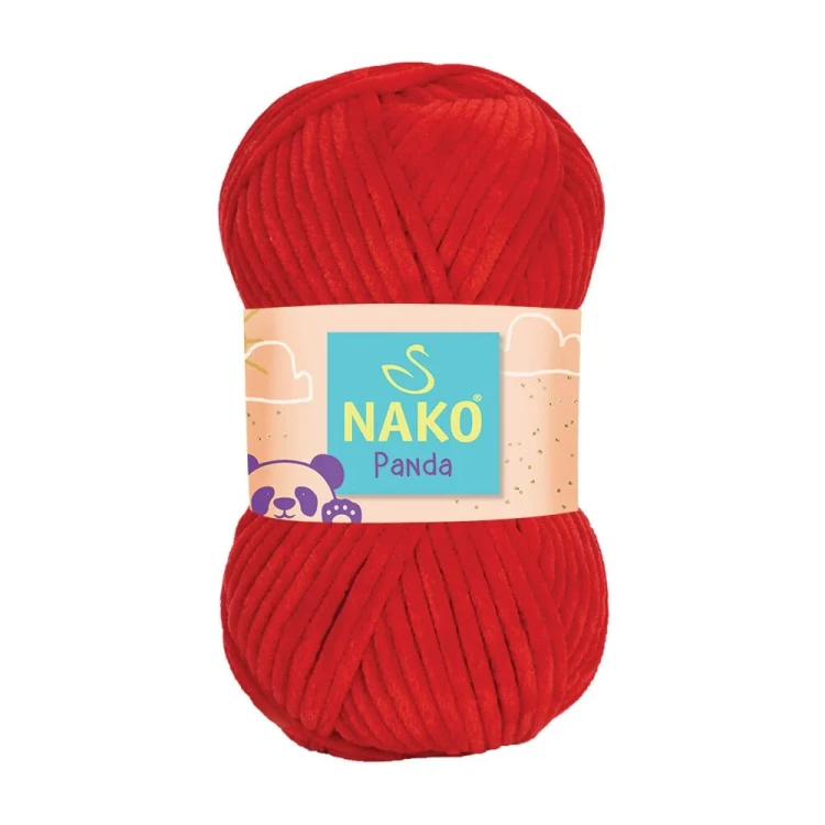 Włóczka Nako Panda 3108 czerwony