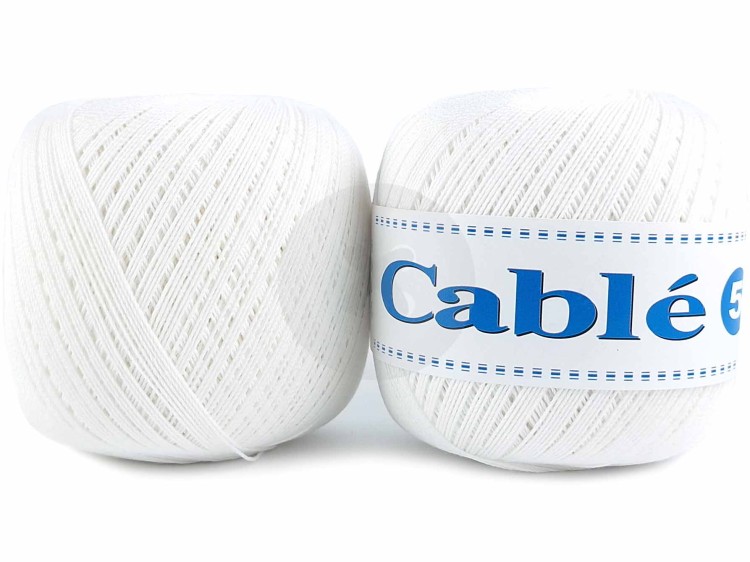 Kordonek Cable 5 biały 001