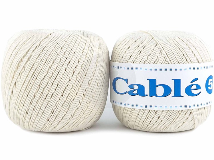 Kordonek Cable 5 ecru 502