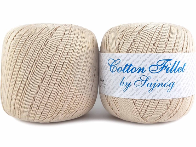 Kordonek Cotton Fillet 0003 beżowy
