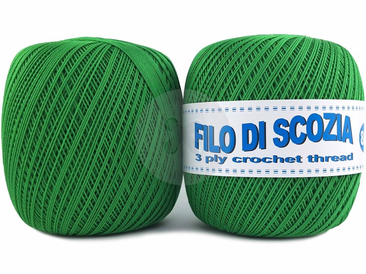 Kordonek Filo di Scozia 8/3 zielony 147