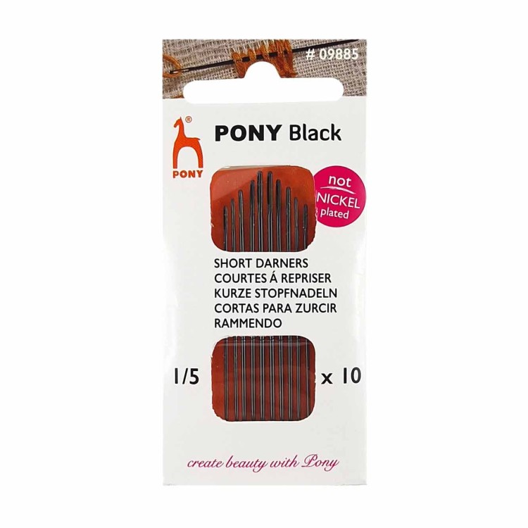 Igły do cerowania PONY BLACK 1/5