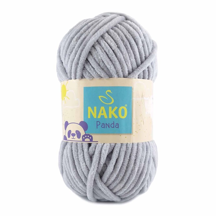 Włóczka Nako Panda 14226 popielaty