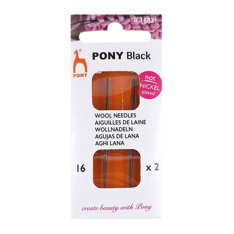 Igły dziewiarskie PONY BLACK 16