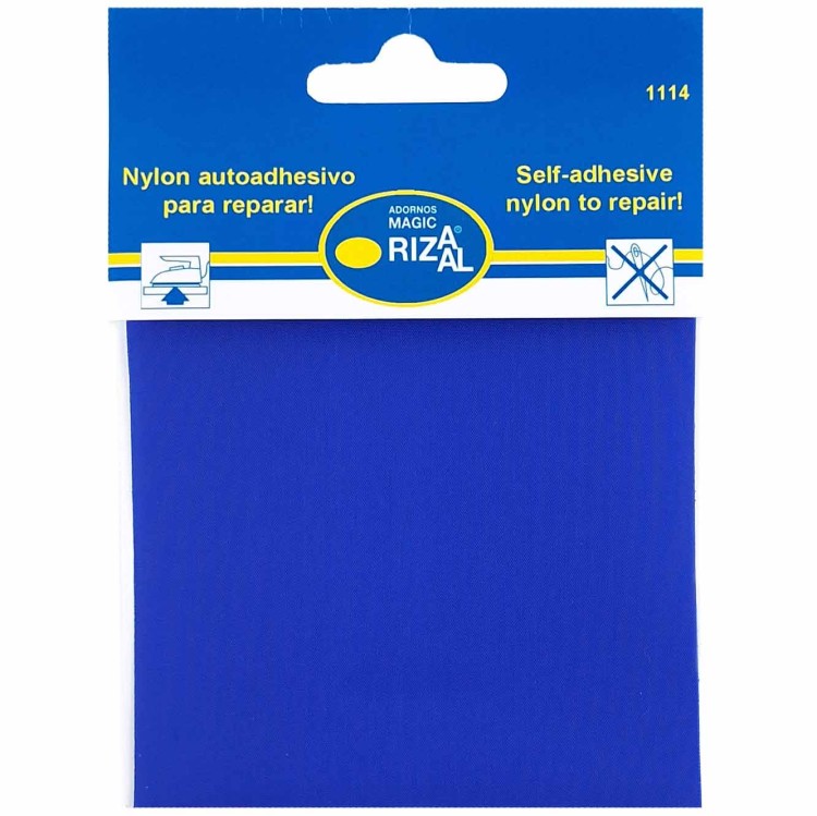 Łata na ortalion samoprzylepna 10x20 cm chabrowy