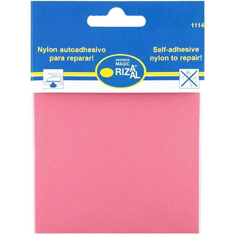 Łata na ortalion samoprzylepna 10x20 cm różowy