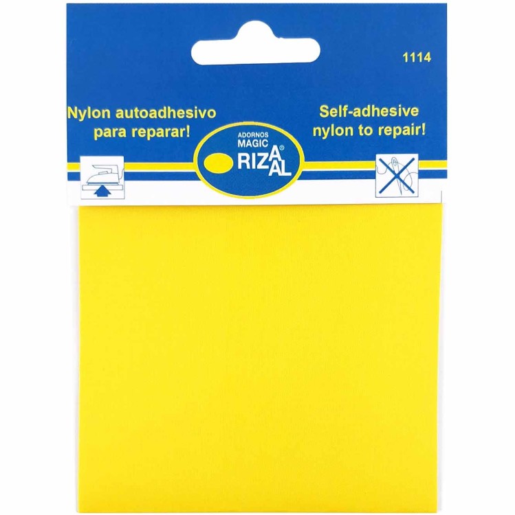 Łata na ortalion samoprzylepna 10x20 cm żółty