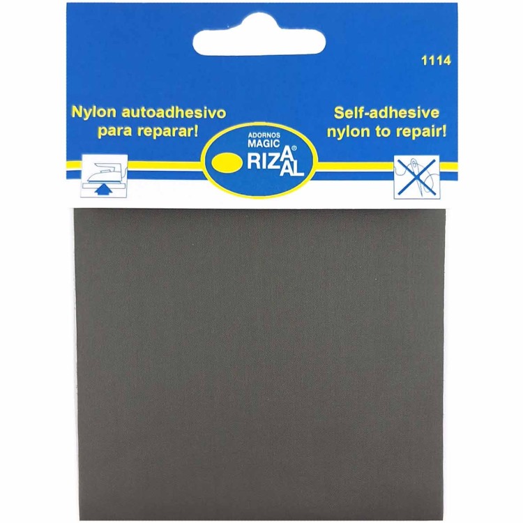 Łata na ortalion samoprzylepna 10x20 cm szarozielony