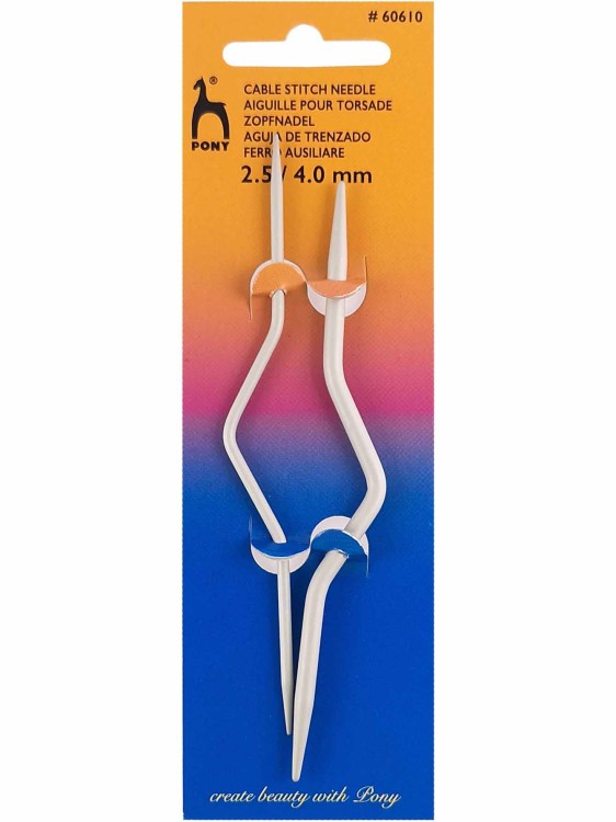 Druty do warkoczy teflonowe 2,5 mm / 4,0 mm PONY