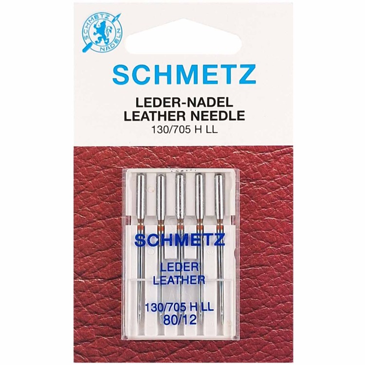 Igły półpłaskie Schmetz do skóry 80