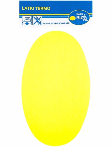 Łata do przyprasowania Rizaal c222 neonowy żółty