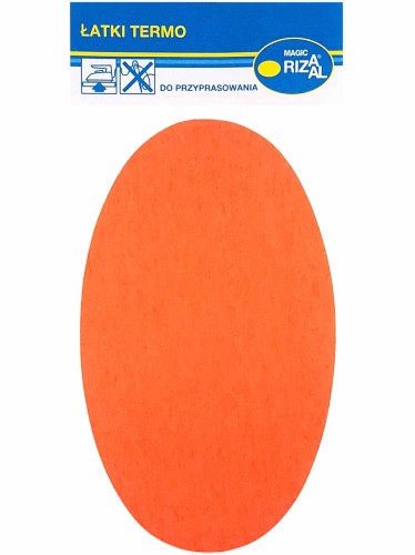 Łata do przyprasowania Rizaal c223 neonowy pomarańczowy