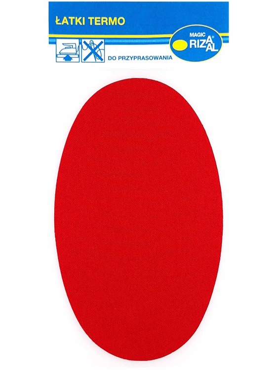 Łata do przyprasowania Rizaal c23 czerwony