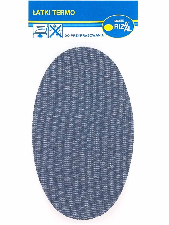 Łata do przyprasowania Rizaal c220 niebieski dżins