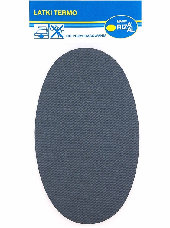 Łata do przyprasowania Rizaal c2 ciemny szary