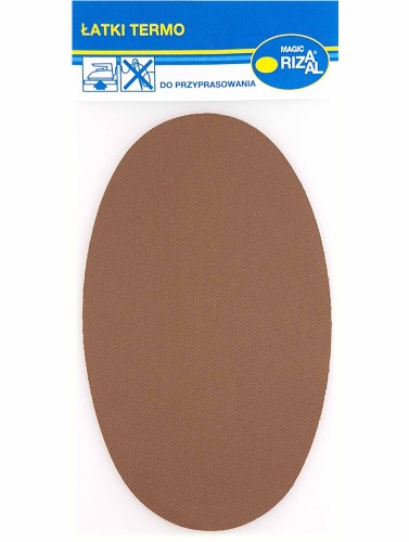 Łata do przyprasowania Rizaal c5 jasny brązowy