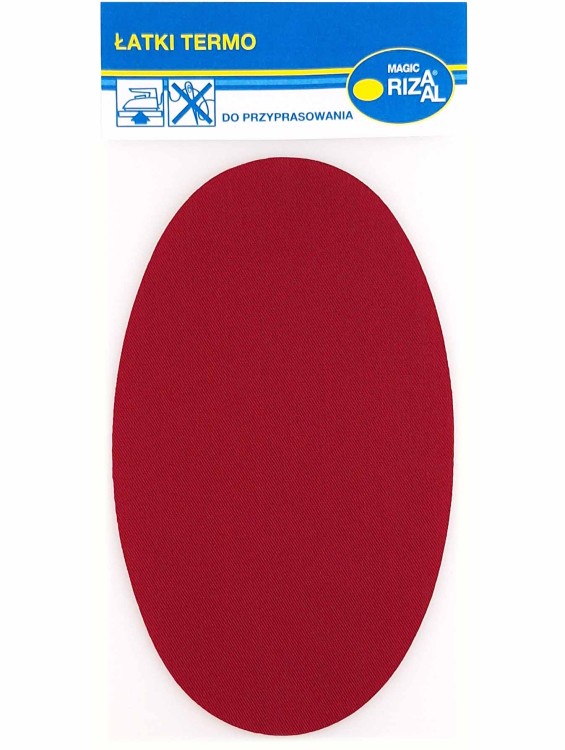 Łata do przyprasowania Rizaal c248 jasny bordowy