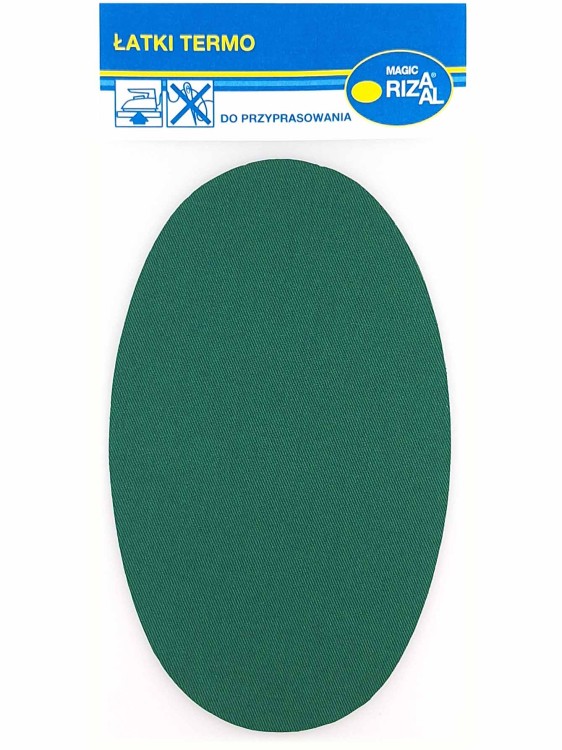 Łata do przyprasowania Rizaal c21 butelkowa zieleń