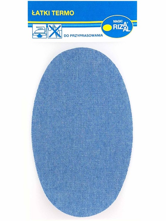 Łata do przyprasowania Rizaal c300 jasny niebieski dżins