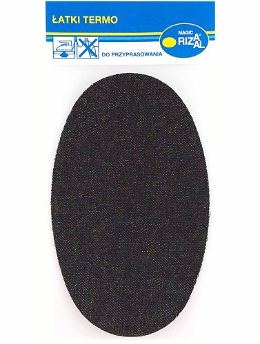 Łata do przyprasowania Rizaal c253 czarny dżins