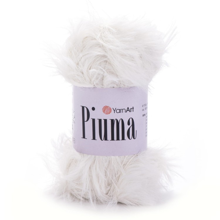 Włóczka YarnArt Piuma 4402 ecru