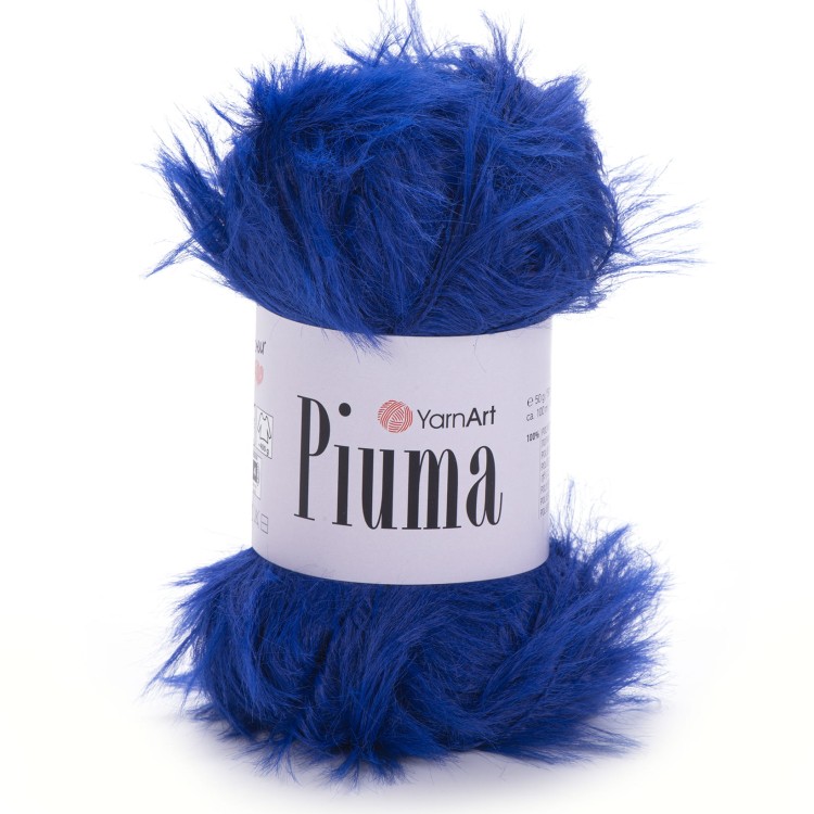 Włóczka YarnArt Piuma 4415 chabrowy