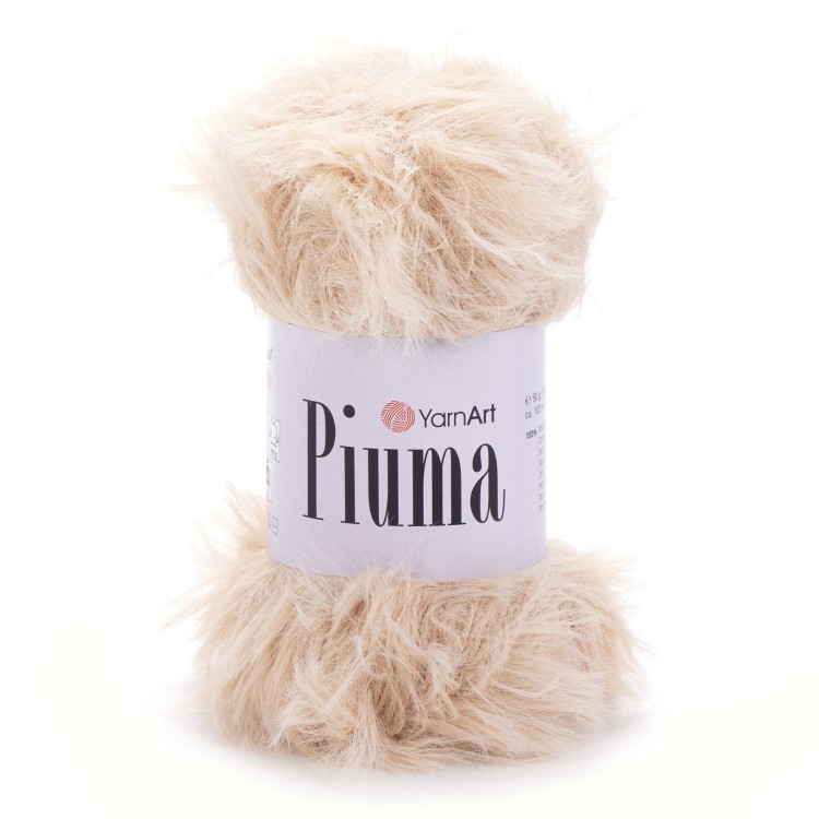 Włóczka YarnArt Piuma 4419 beżowy