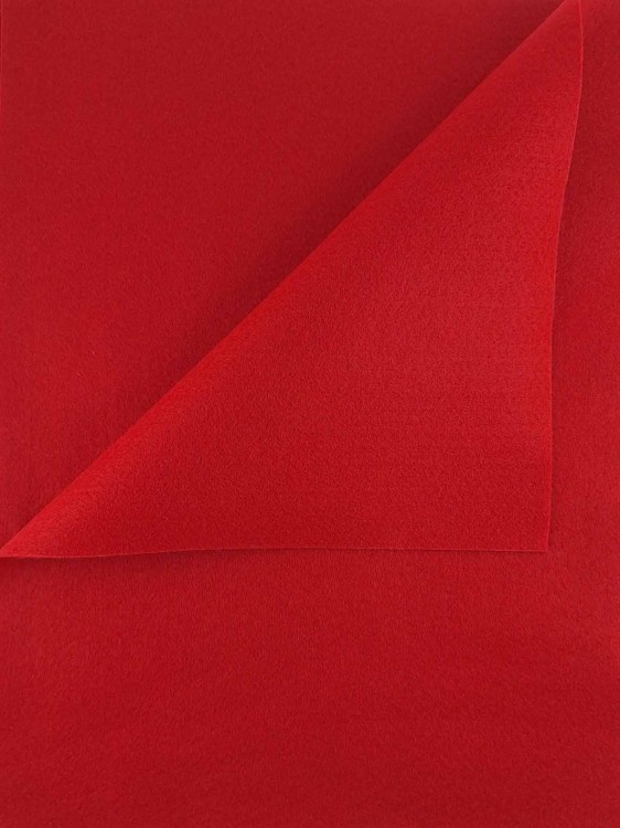 Filc 30x40 ciemny czerwony 1648