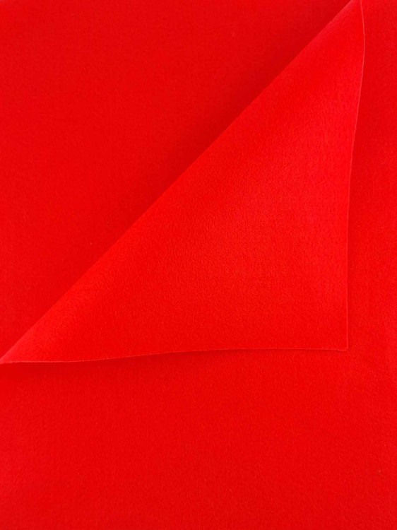 Filc 30x40 intensywny czerwony 1639