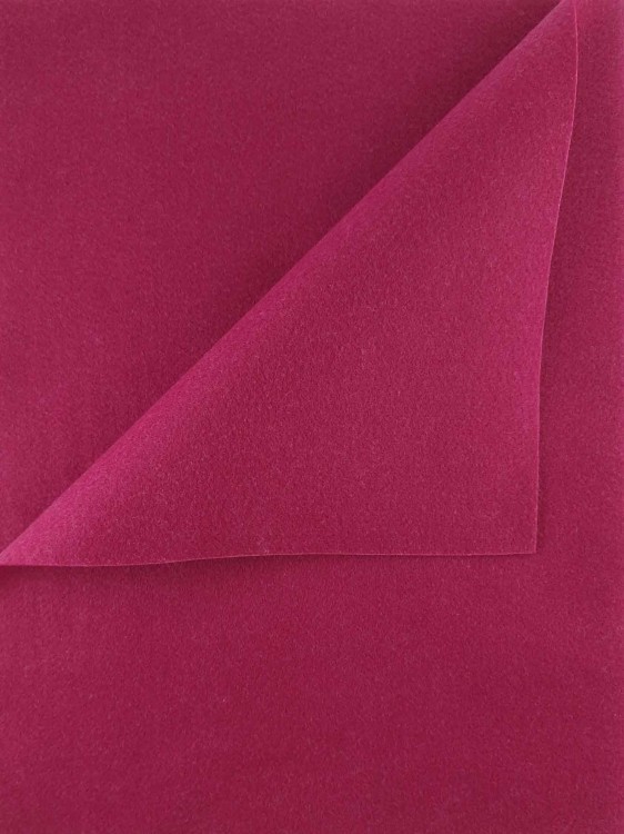 Filc 30x40 ciemny amarantowy 1650