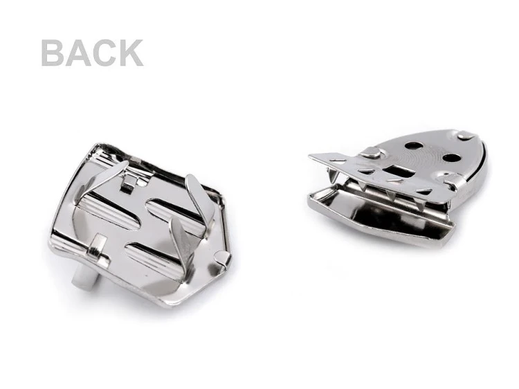Zapięcie do torby 33x41 mm srebrne wsuwane