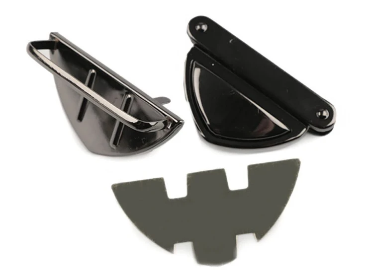 Zapięcie do torby 50x25 mm czarny nikiel wsuwane