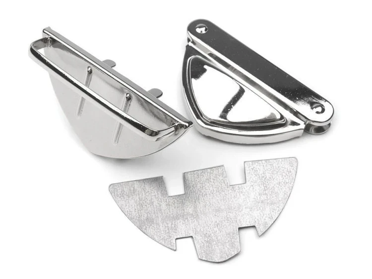 Zapięcie do torby 50x25 mm srebrne wsuwane