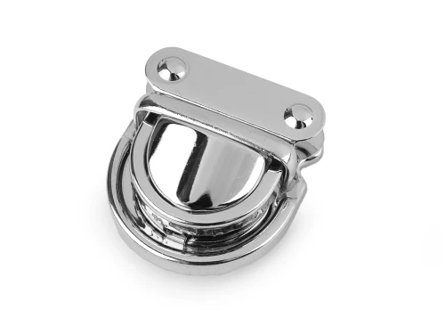 Zapięcie do torby 30x30 mm srebrne wsuwane