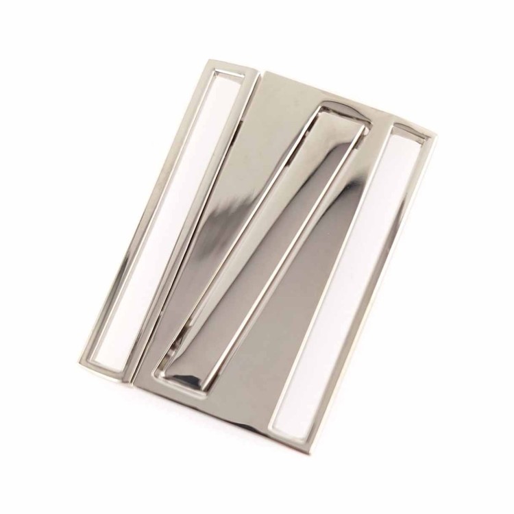 Klamra do paska 45mm srebrna