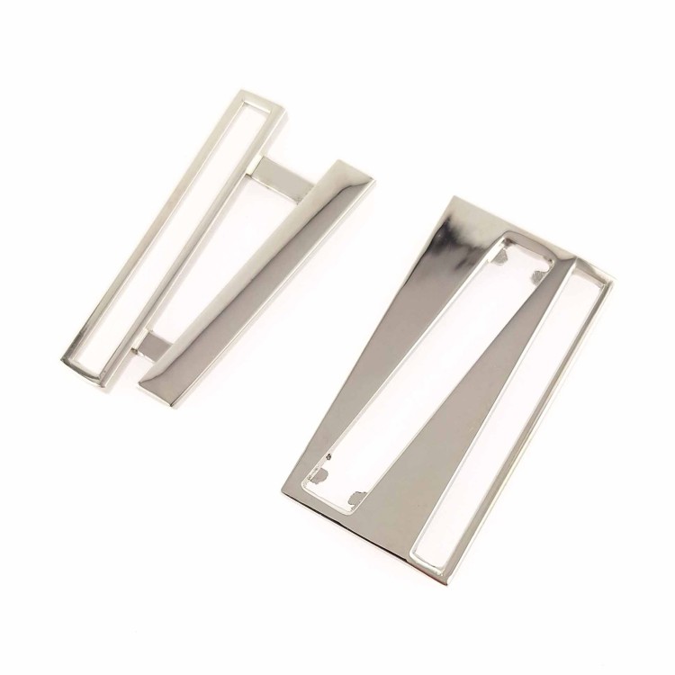 Klamra do paska 45mm srebrna