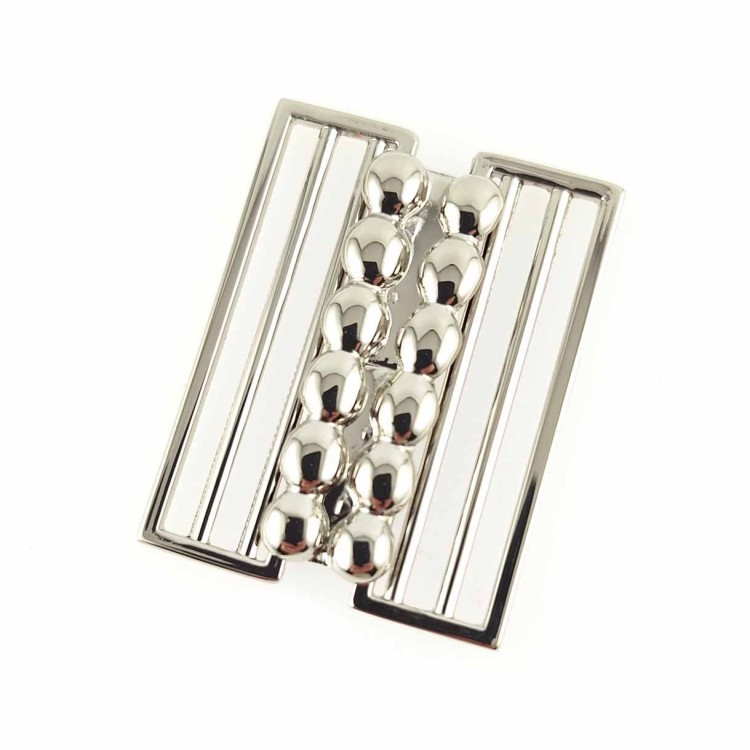 Klamra do paska 40mm srebrna