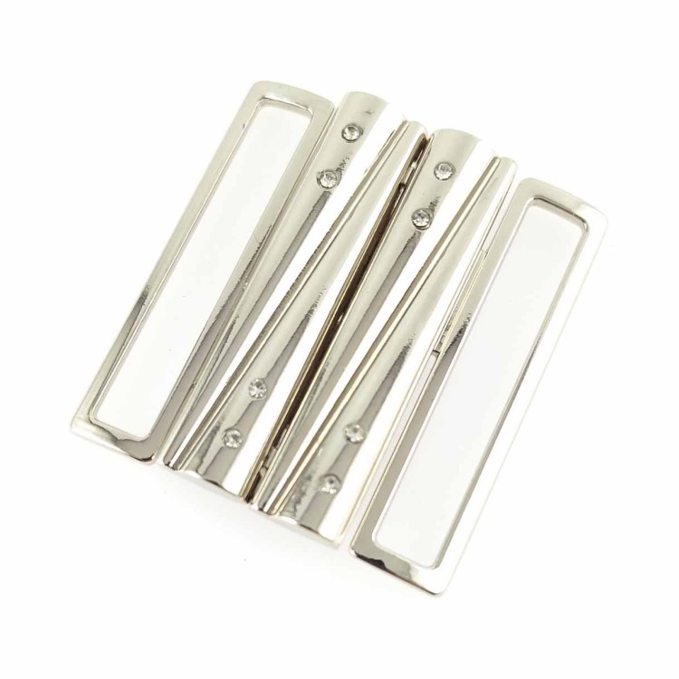 Klamra do paska 50mm srebrna