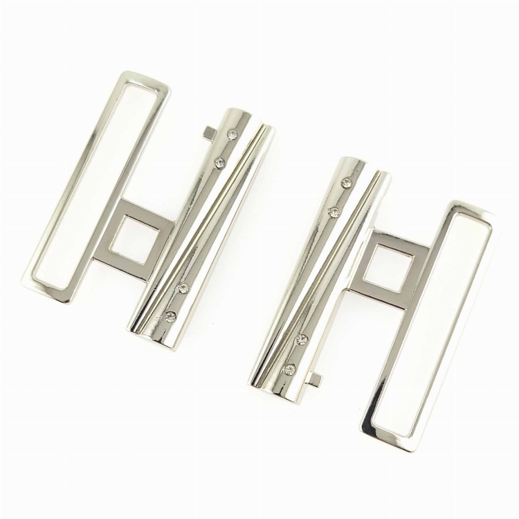 Klamra do paska 50mm srebrna