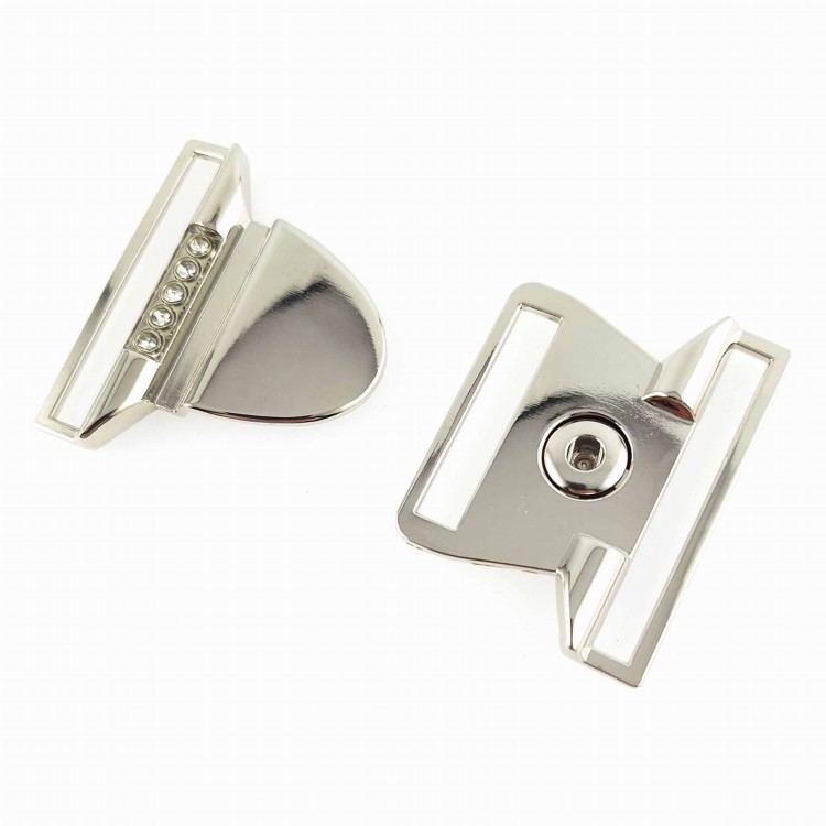 Klamra do paska 50mm srebrna