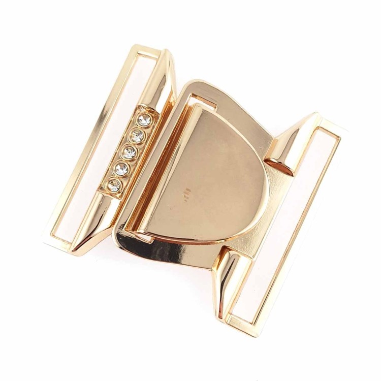 Klamra do paska 50mm złota