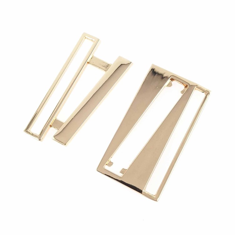 Klamra do paska 45mm złota