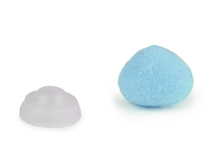 Nos bezpieczny błękitny aksamitny 10x12