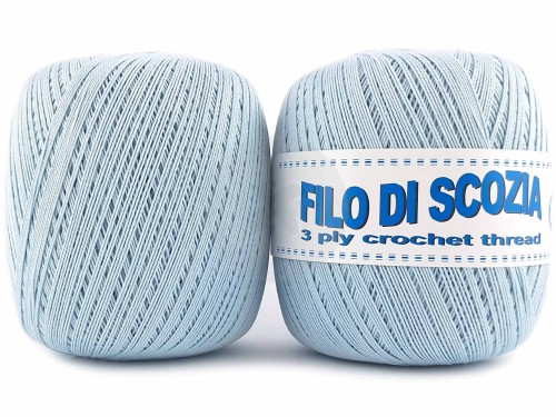 Kordonek Filo di Scozia 8/3 błękitny 080